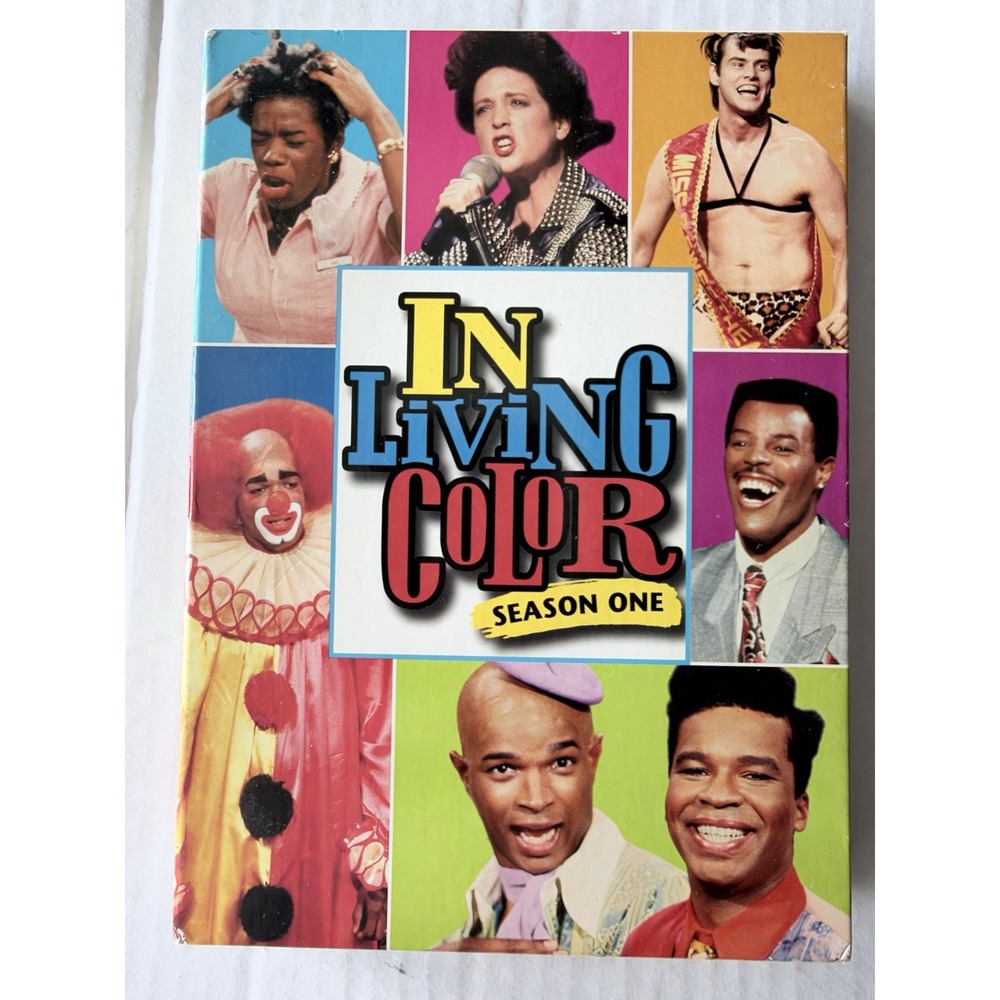 In Living Color Season 1 DVD 3 Disc Complete Set Jim Carrey Wayans 1990 Comedy